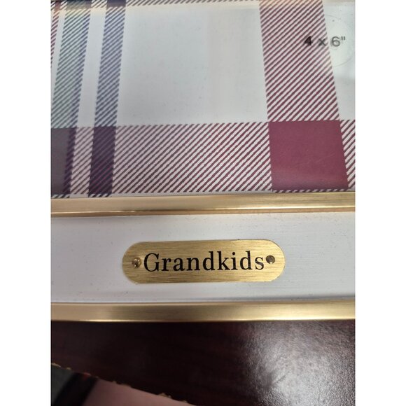 4" X 6" 'Grandkids' Holiday Single Image Frame White - Threshold™ - Picture 3 of 4